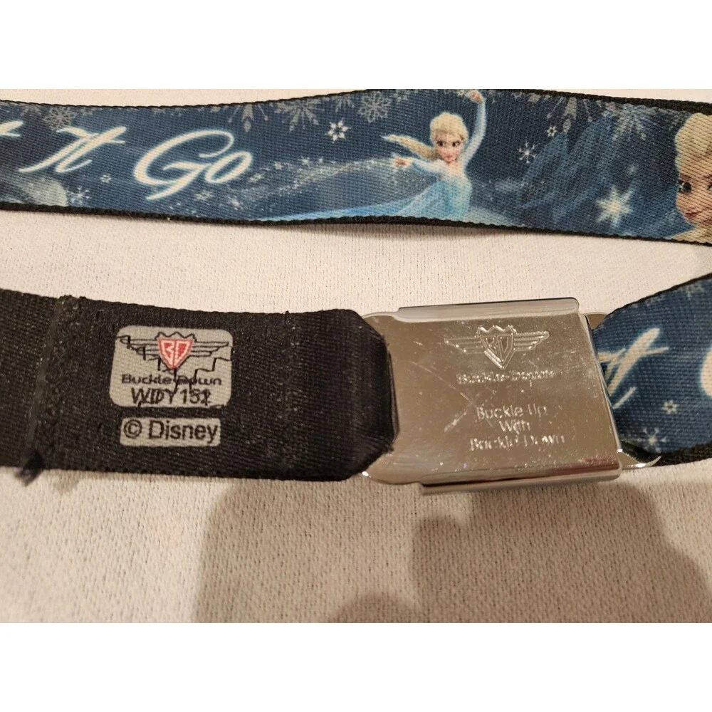 Disney Frozen Elsa Let it go Seatbelt Belt Buckle Down